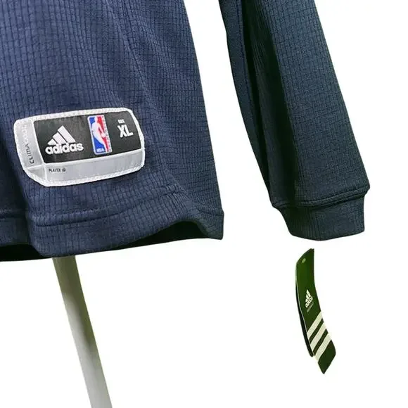Adidas Indiana Pacers Long Sleeve Navy Jersey Size XL 18/20 - Picture 2 of 5
